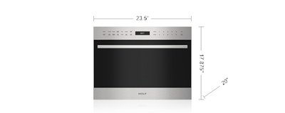 Wolf Wolf 24" E Series Transitional Drop-Down Door Microwave Oven - Legacy - Culinary Kitchen OKC