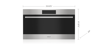 Wolf Wolf 30" E Series Transitional Drop-Down Door Microwave Oven - Culinary Kitchen OKC