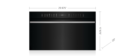 Wolf Wolf 30" M Series Contemporary Drop-Down Door Microwave Oven - Legacy - Culinary Kitchen OKC