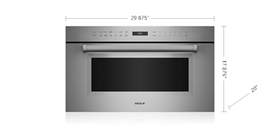 Wolf Wolf 30" M Series Professional Drop-Down Door Microwave Oven - Legacy - Culinary Kitchen OKC