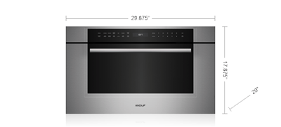 Wolf Wolf 30" M Series Transitional Drop-Down Door Microwave Oven - Legacy - Culinary Kitchen OKC
