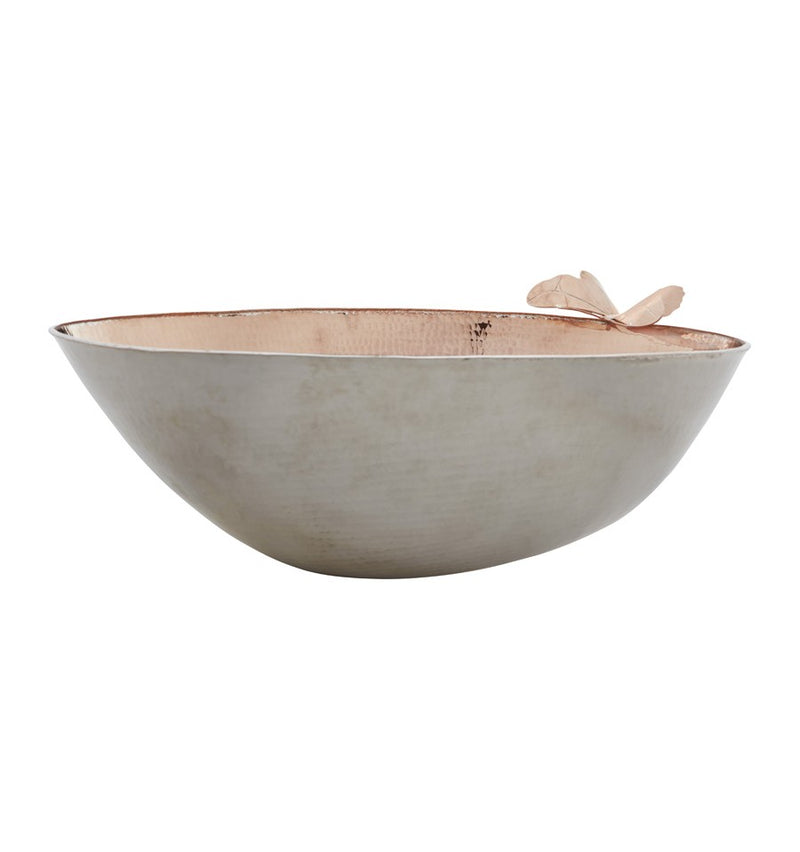 Thompson Traders Thompson Traders Otomi Rose Gold and Hammered Nickel Bathroom Sink - Culinary Kitchen OKC