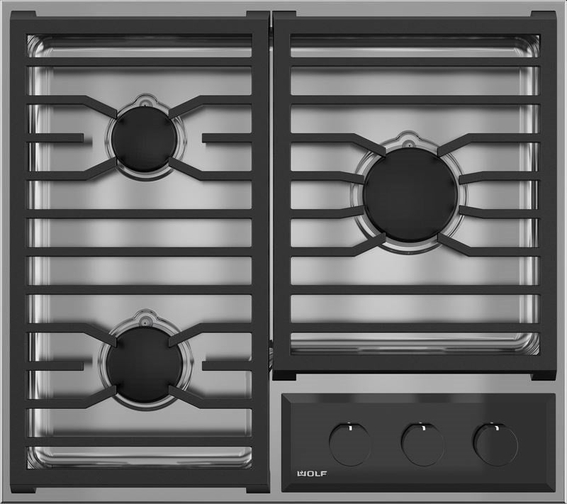 Wolf Wolf 24" Transitional Framed Gas Cooktop - Culinary Kitchen OKC