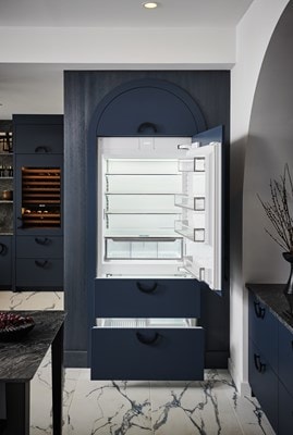 Sub-Zero 36" Designer Over-and-Under Refrigerator/Freezer with Ice Maker and Internal Dispenser - Panel Ready