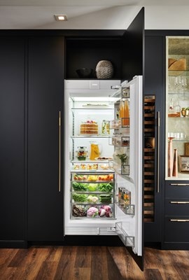 Sub-Zero 30" Designer Column Refrigerator with Internal Dispenser - Panel Ready