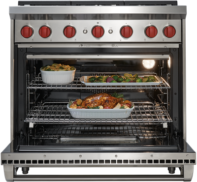 Wolf 36" Gas Range - 6 Burners