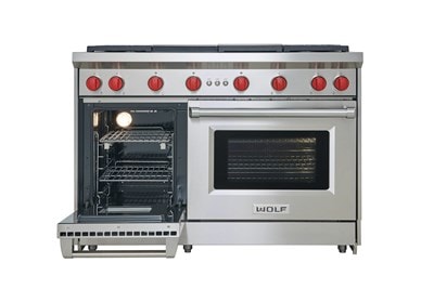 Wolf 48" Gas Range - 6 Burners and Infrared Griddle