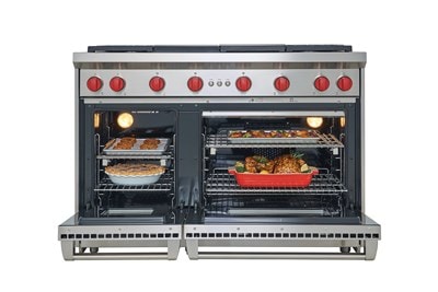 Wolf 48" Gas Range - 4 Burners and Infrared Dual Griddle