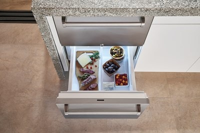 Sub-Zero 24" Designer Outdoor Refrigerator Drawers - Panel Ready