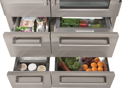 Sub-Zero 48" PRO Refrigerator/Freezer with Glass Door