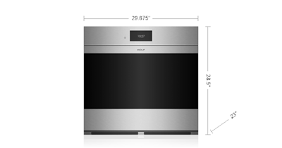 Wolf 30" M Series Contemporary Stainless Steel Built-In Single Oven