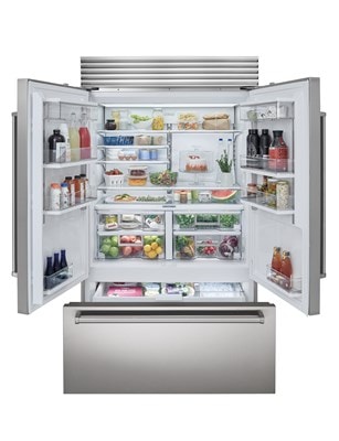 Sub-Zero 48" Classic French Door Refrigerator/Freezer with Internal Dispenser - Panel Ready