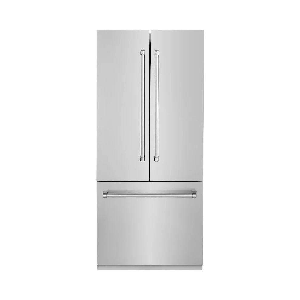 ZLINE ZLINE 36" French Door Built-In Fridge w Freezer & Water Dispenser - Culinary Kitchen OKC