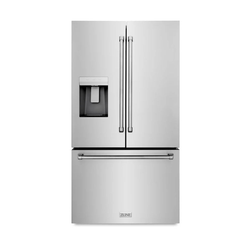 ZLINE ZLINE 36" French Door Fridge w Water Dispenser & Ice Maker - Culinary Kitchen OKC