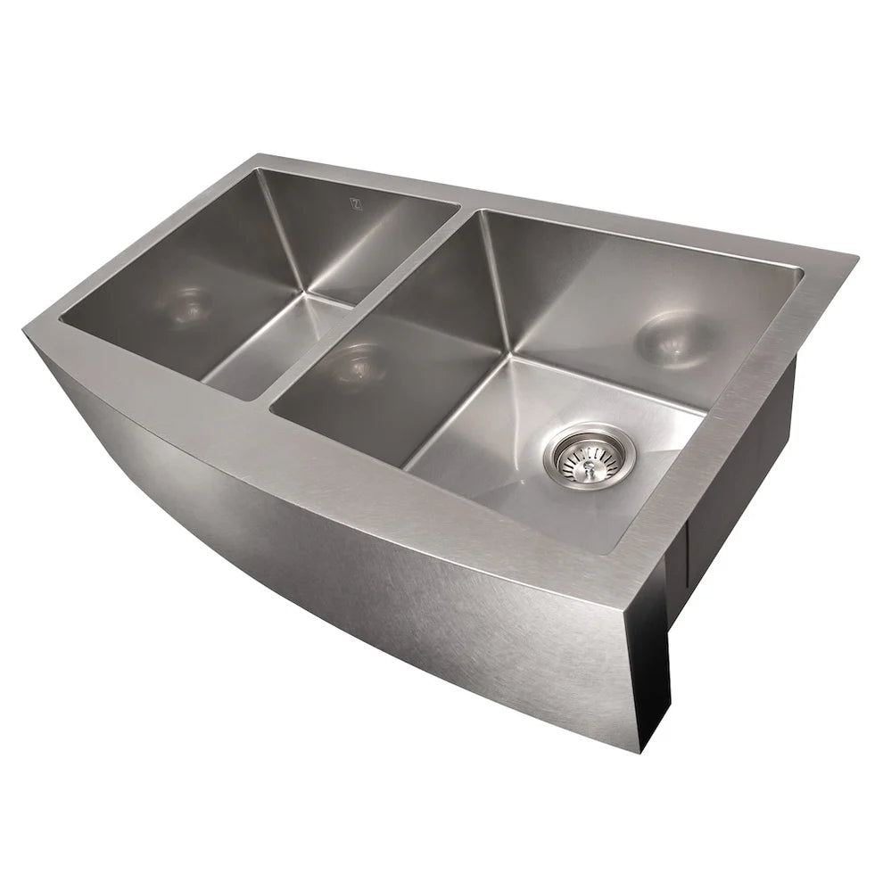 ZLINE ZLINE 36" Niseko Farmhouse Double Bowl - Culinary Kitchen OKC