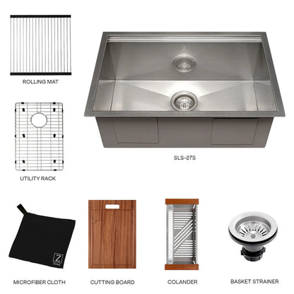 ZLINE ZLINE 27" Garmisch Undermount Single Bowl Kitchen Sink - Culinary Kitchen OKC