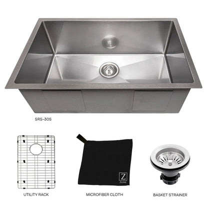 ZLINE ZLINE 30" Meribel Undermount Single Bowl - Culinary Kitchen OKC